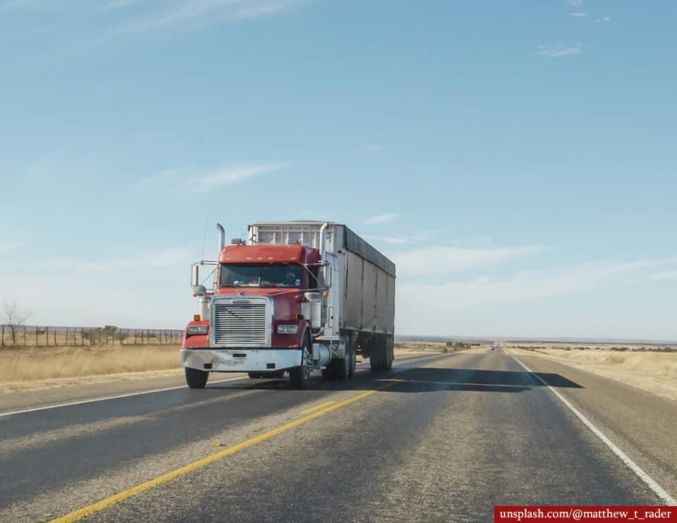 Truckers are known to do long driving at anytime of the day.