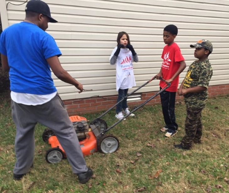 Free lawn care for seniors near me