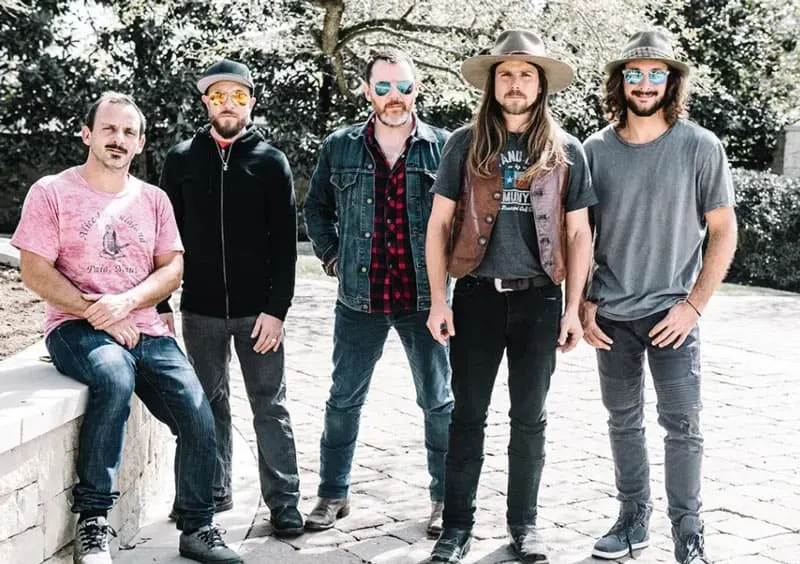 Lukas Nelson with his band Promise of the Real
