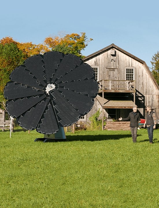 SmartFlower solar panels for homes