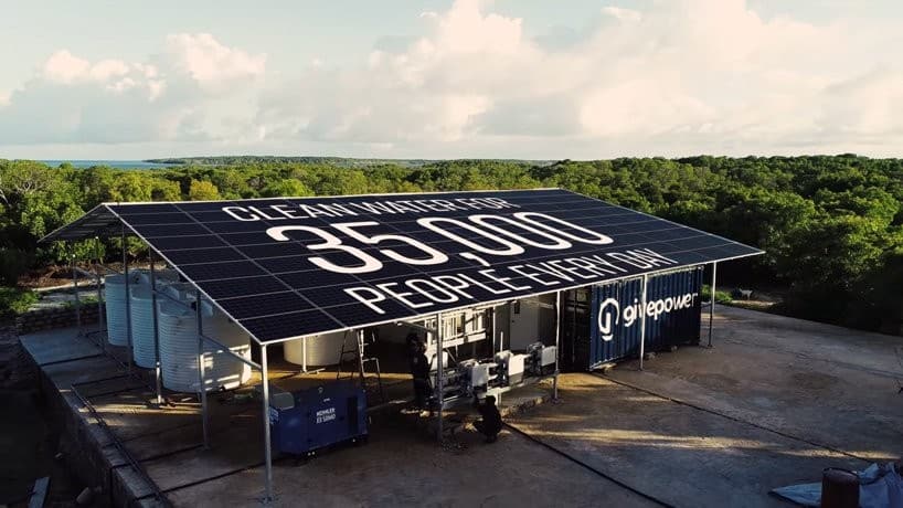 Sustainable solar power farm.