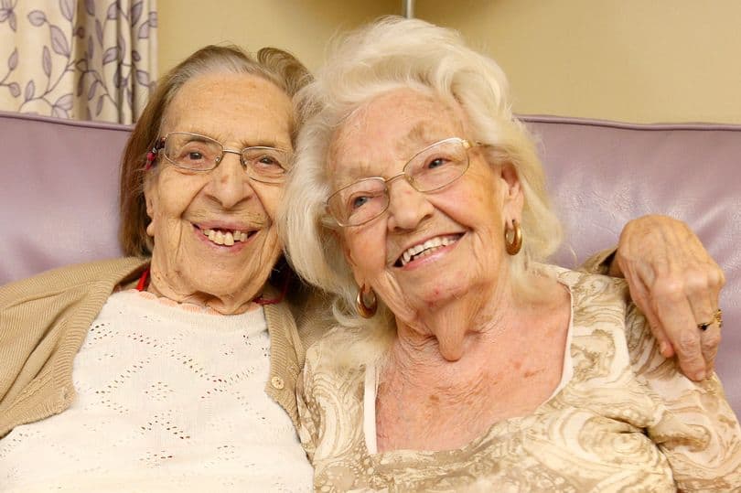 Best friends stay in the same care home.