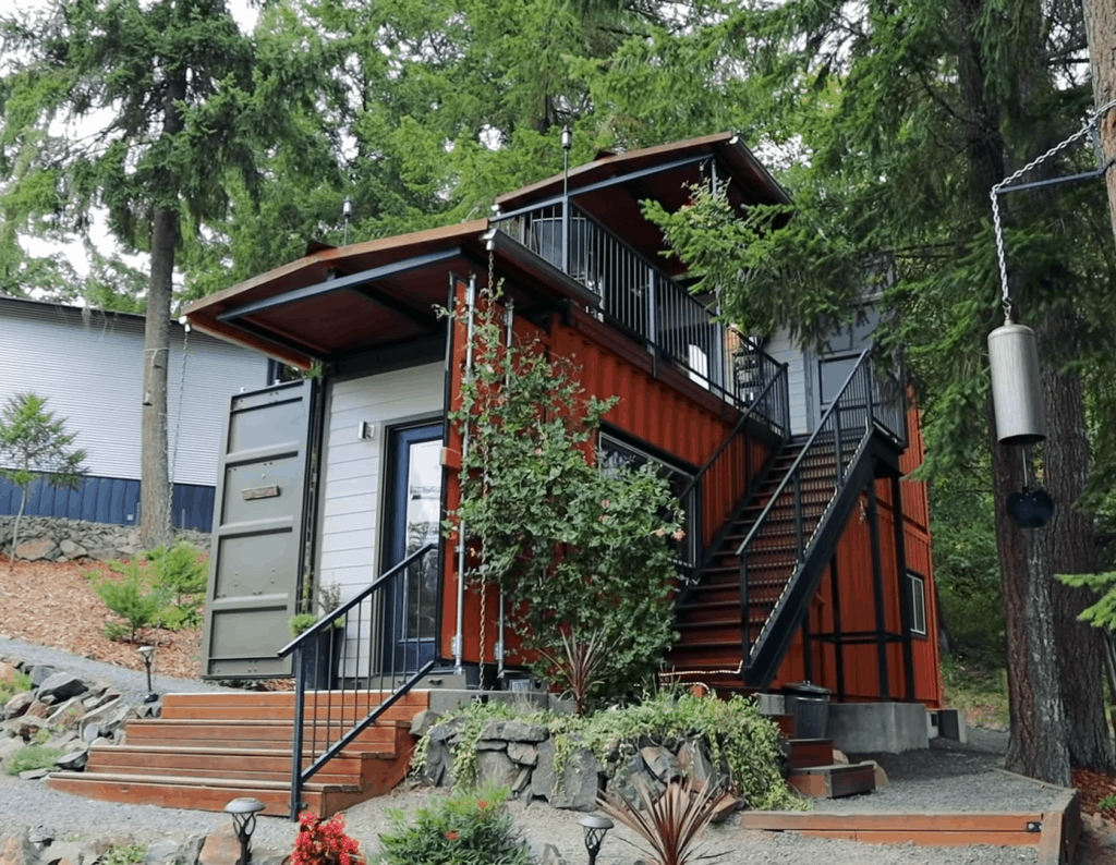 Couple builds an amazing home from shipping containers for mortgage-free living