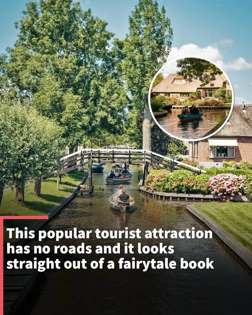 This popular tourist attraction has no roads and it looks straight out of a fairytale book