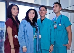 A family of four are all nurses at Cedars-Sinai