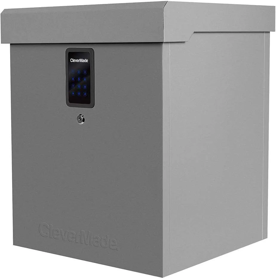 This secure storage bench keeps homeowners' packages safe from porch ...