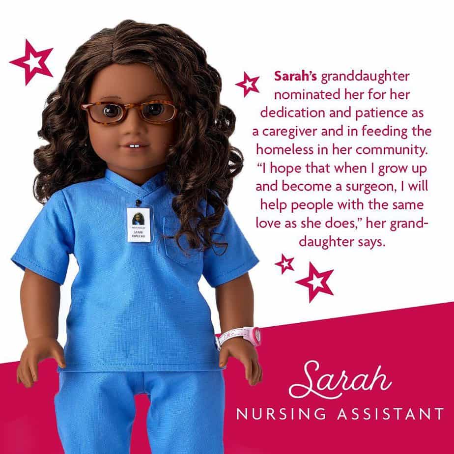 Sarah : American Girl dolls pandemic heroes