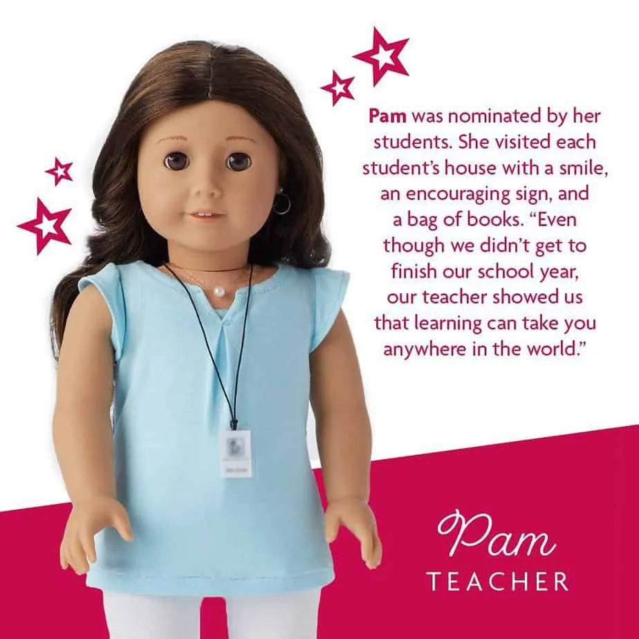 Pam : American Girl dolls pandemic heroes
