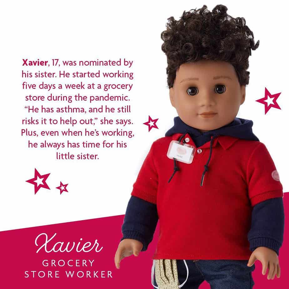 Xavier : American Girl dolls pandemic heroes