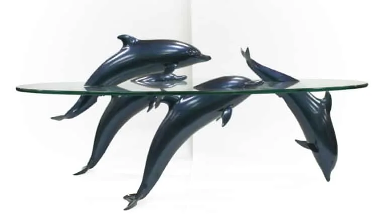 The Frisky Dolphin Table by David Pearce