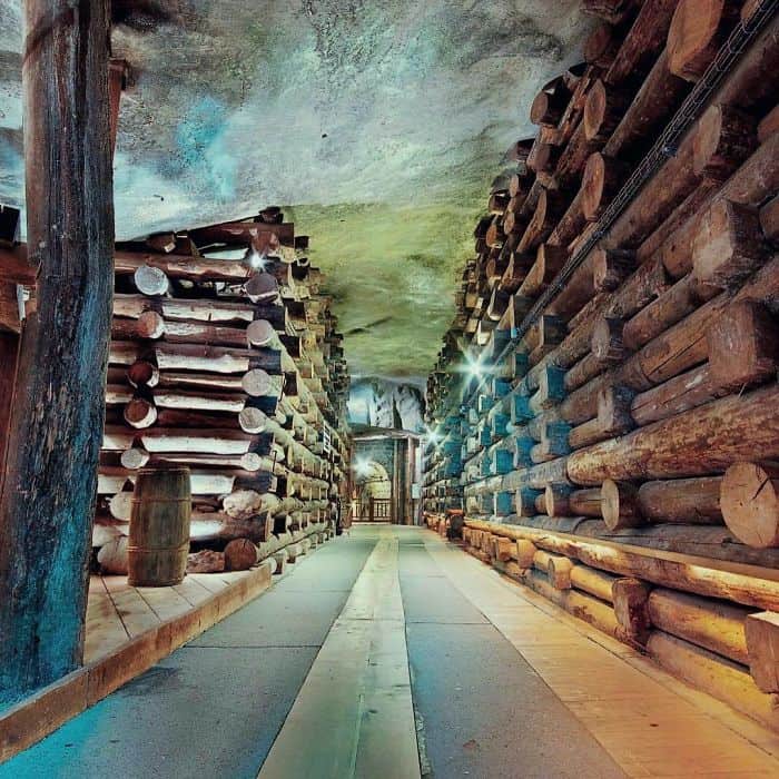 A corridor inside the Wieliczka Salt Mine