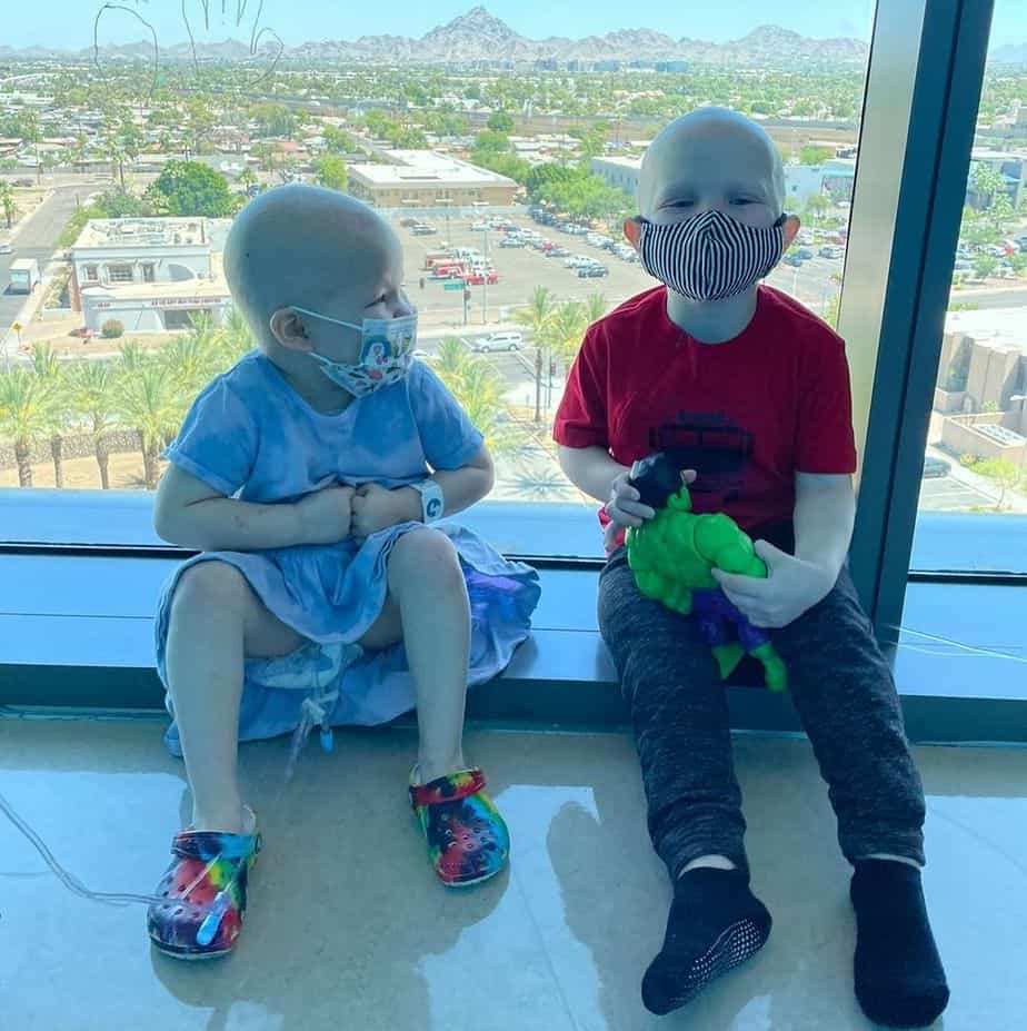 Mack Porter and Payson Altice at the Phoenix Children's Hospital