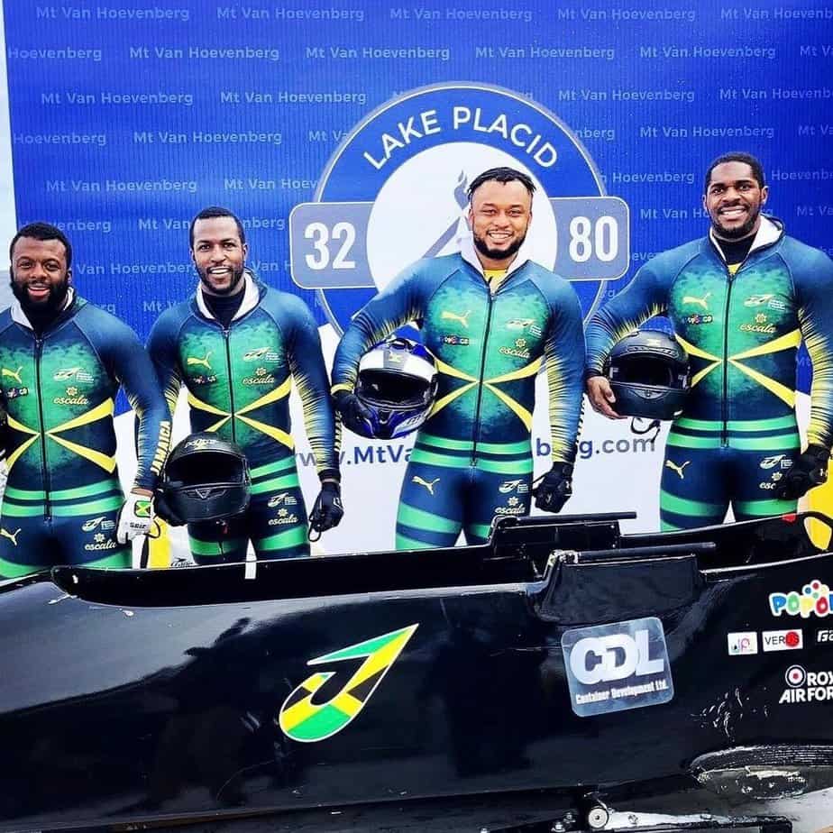 Jamaica's four-man bobsled team