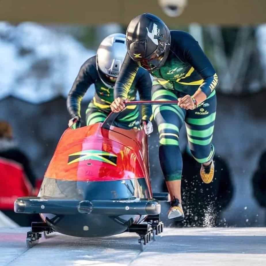 Jamaica's two-man bobsled team