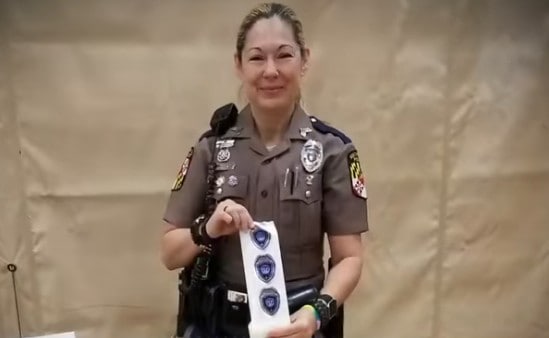 Corporal Annette Goodyear of the North East Police Department in Maryland