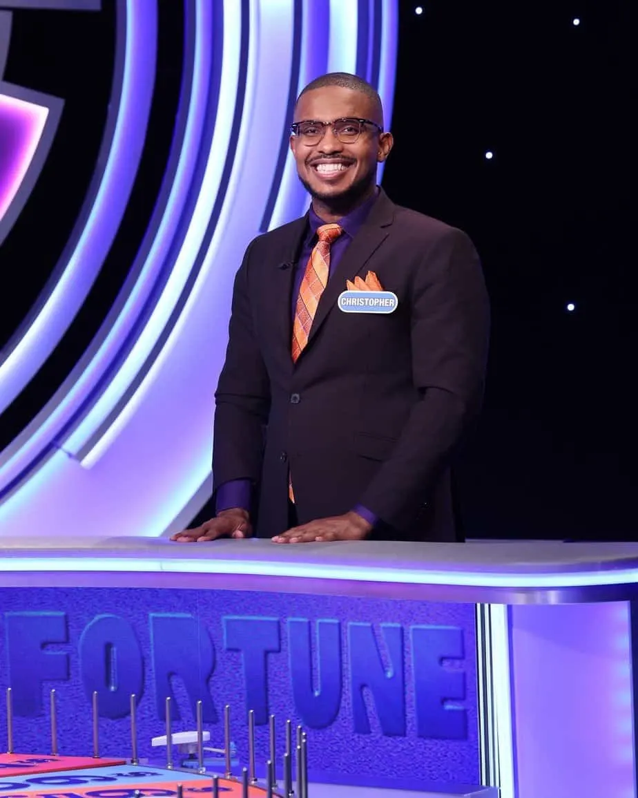 Wheel of Fortune contestant Christopher Coleman