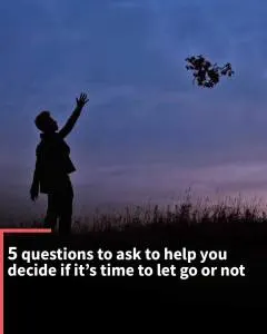 Instagram Stories: FIVE questions to ask to help you decide if it’s time to let go or not.