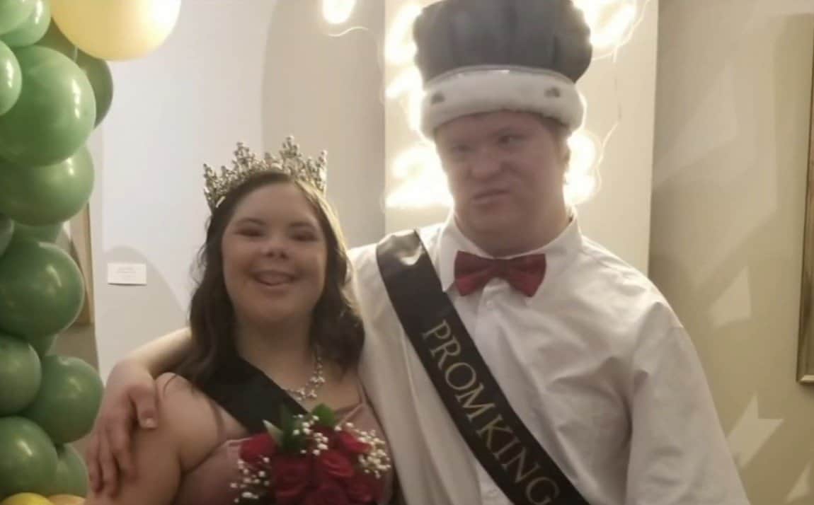 Zane Wales and Anna Anderson crowned as prom king and queen