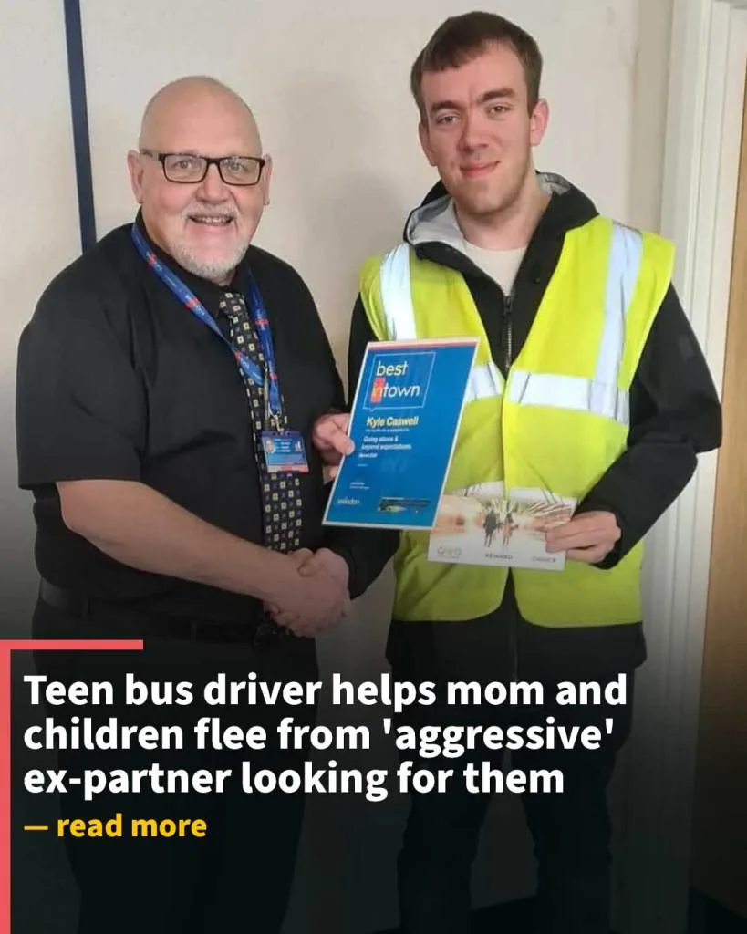 Teen bus driver helps mom and children flee from ‘aggressive’ ex-partner looking for them