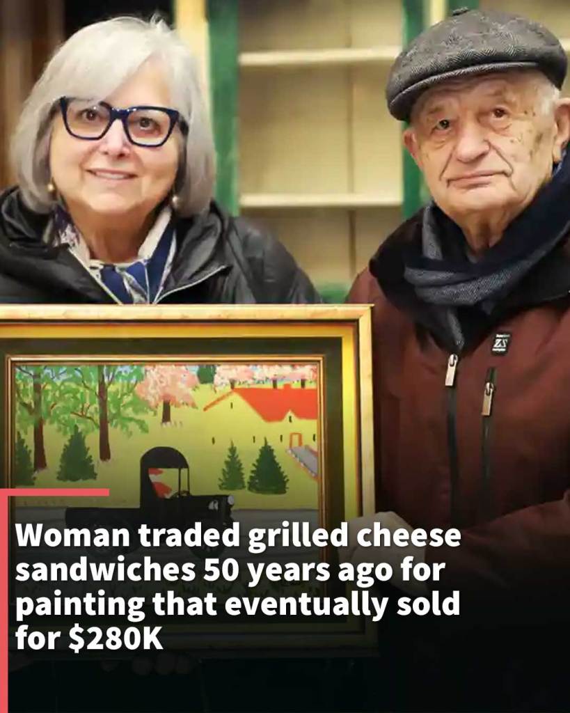 Woman traded grilled cheese sandwiches 50 years ago for painting that eventually sold for $280K