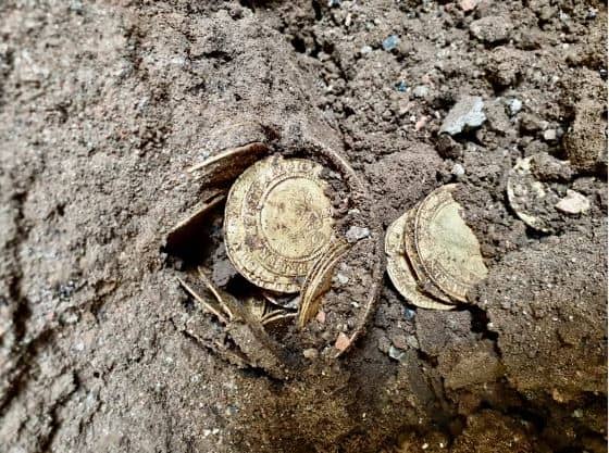 Rare gold coins found amidst a kitchen renovation