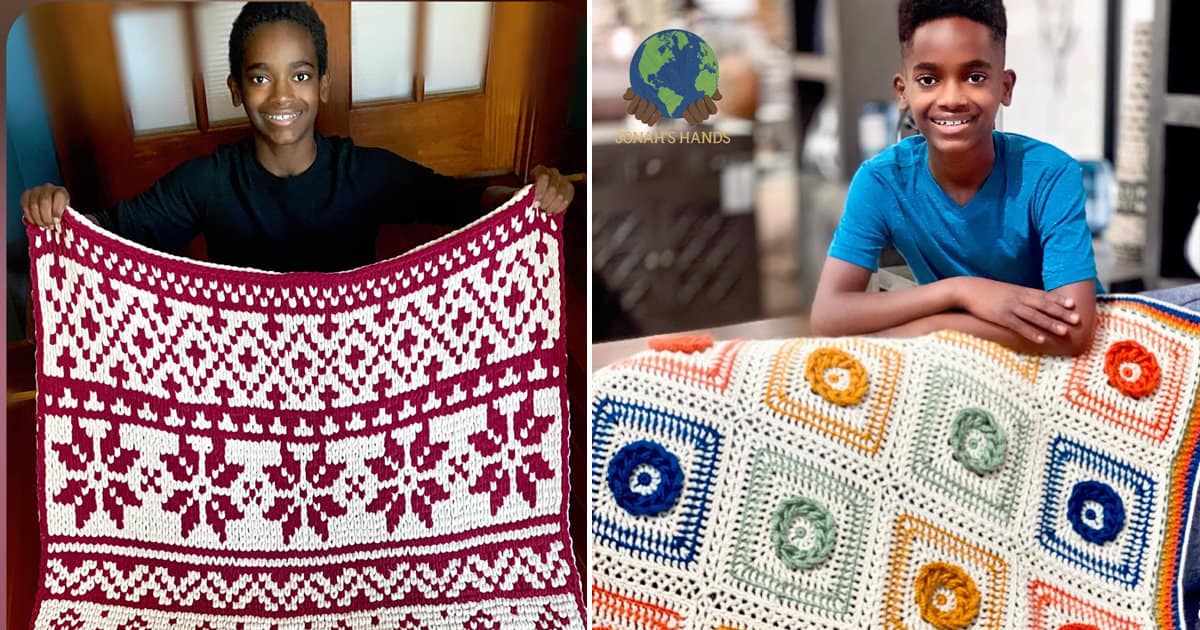 Young crochet prodigy wows with stunning creations and uses skills to