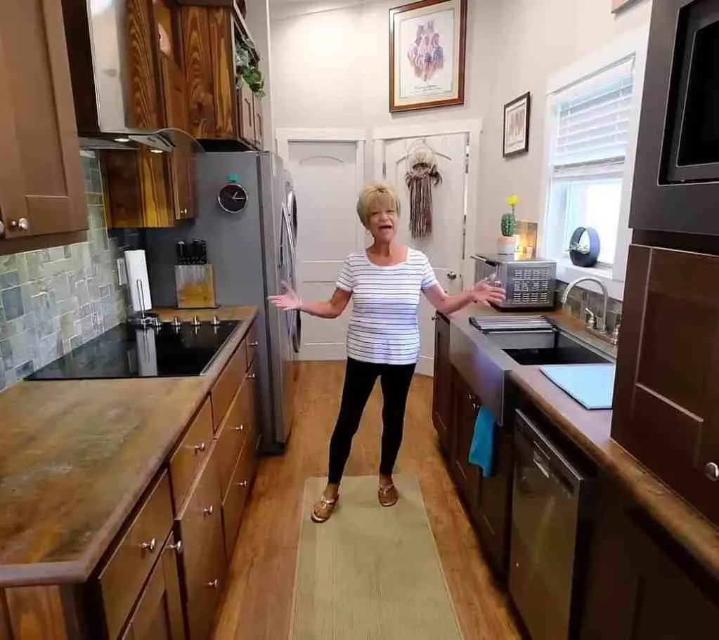 Charlene, showing the "Galley" inspired kitchen.