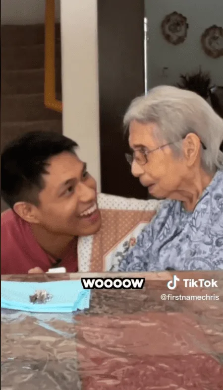 Punsalan always shows how much he appreciates his Lola.