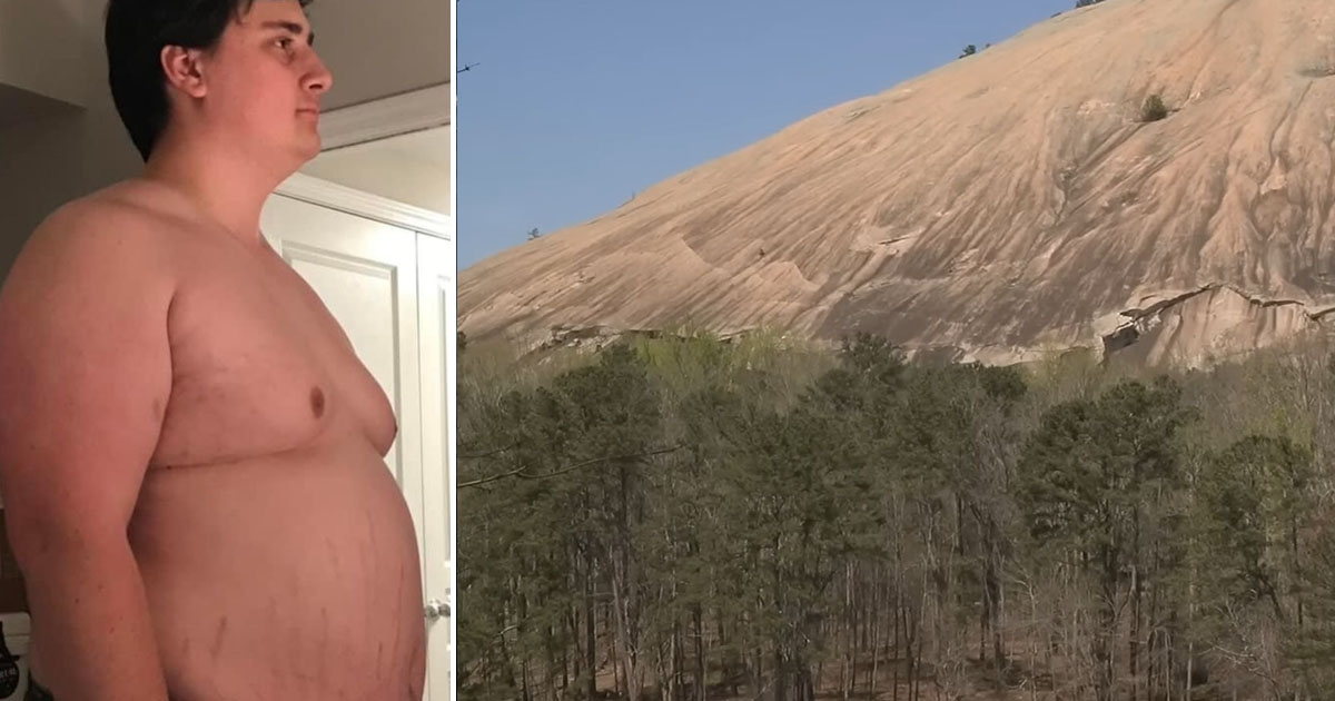 Man loses 200 lbs, overcomes depression after hiking Stone Mountain