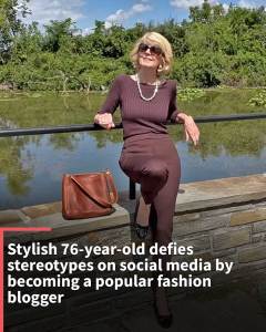 Instagram Stories: Stylish 76-year-old defies stereotypes on social media by becoming a popular fashion blogger.