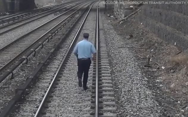 One of the rail workers ran to save a boy.