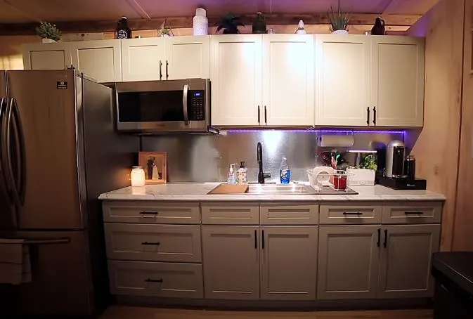 Matt and Paiton chose local and affordable materials for their functional kitchen.