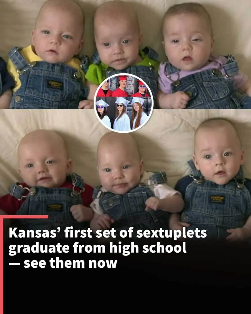 Kansas’ first set of sextuplets graduate from high school — see them now