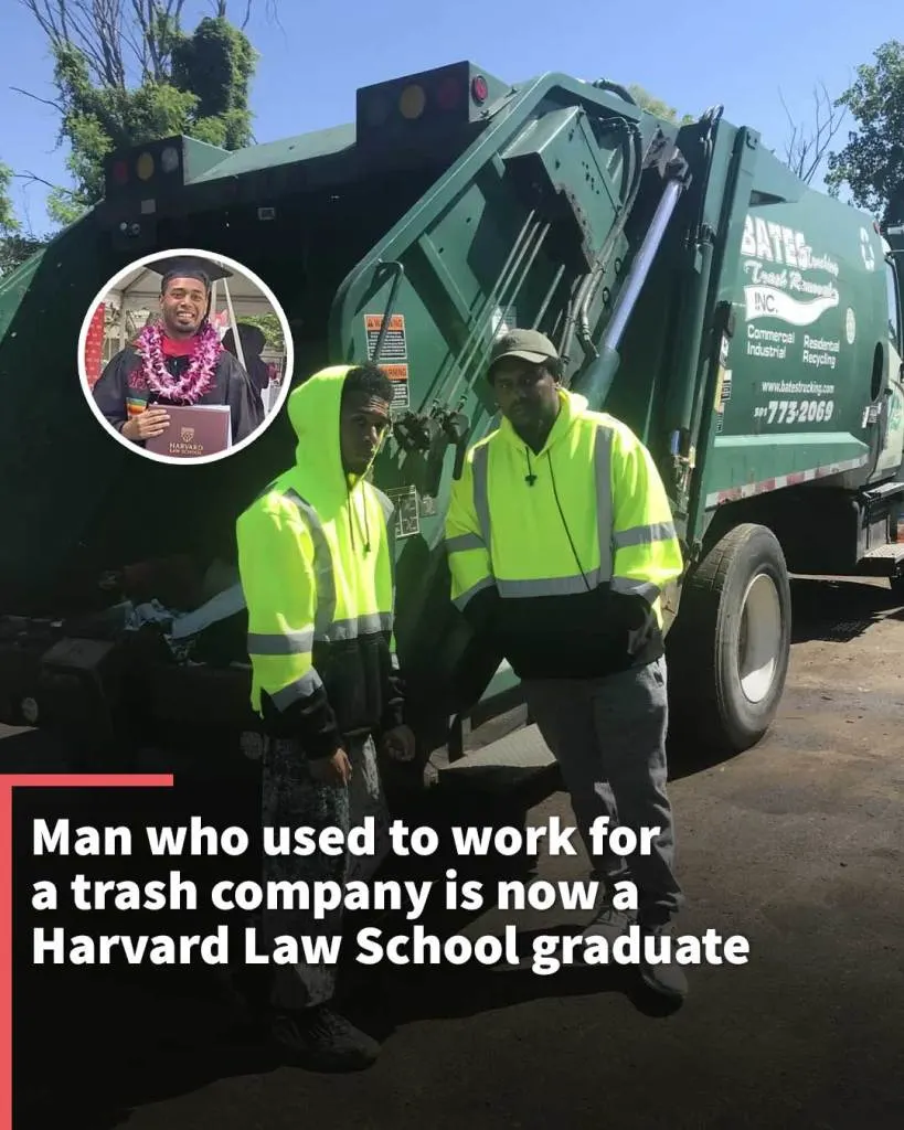 Man who used to collect garbage for work to support his family is now a Harvard Law School graduate