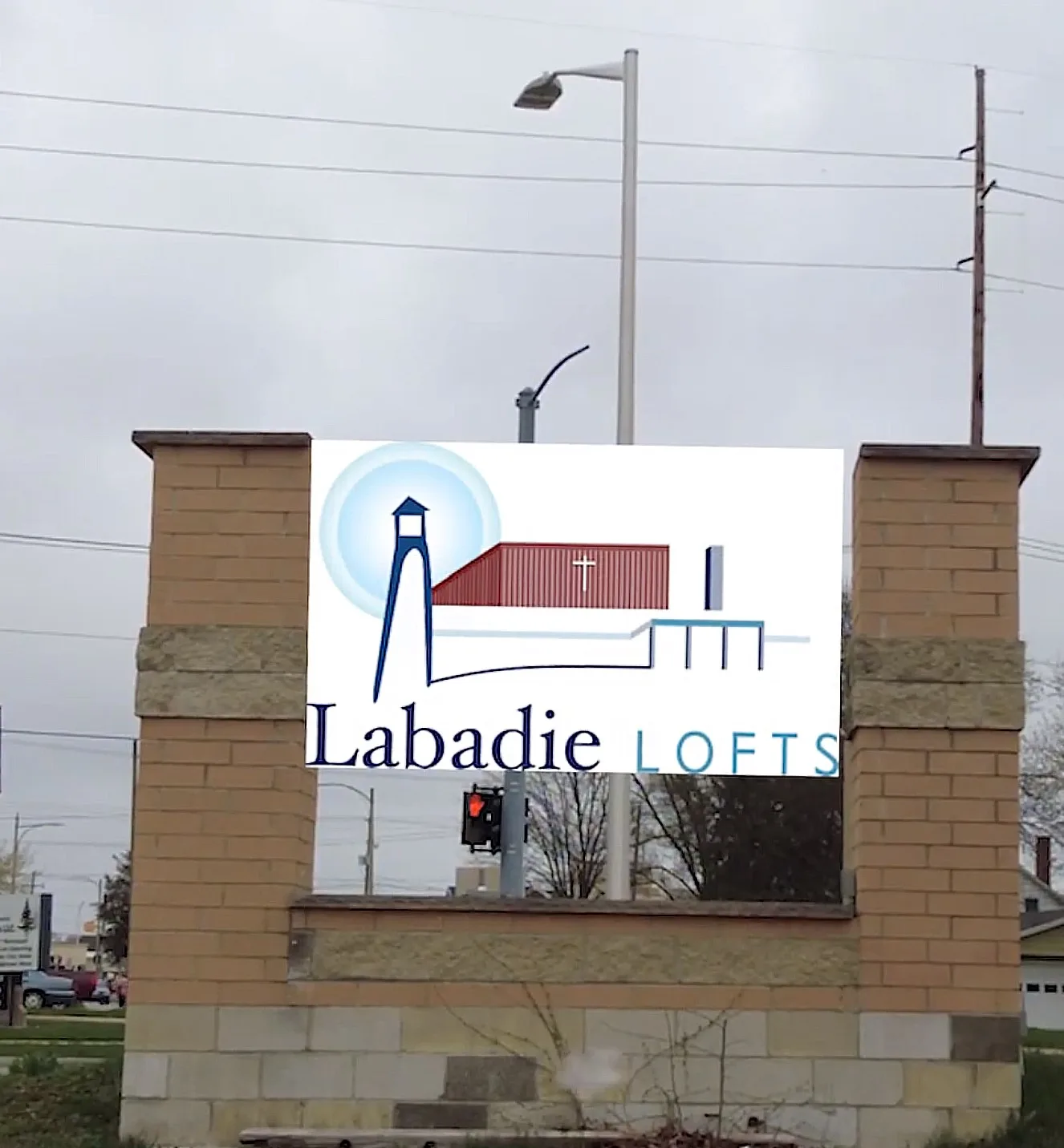 Labadie Lofts' signage.