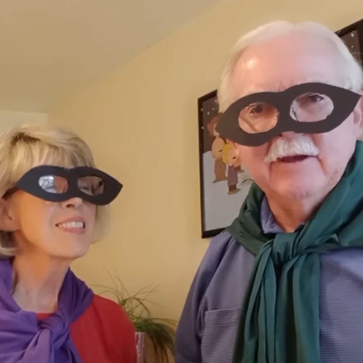 His wife was an active participant in this grandpa's YouTube channel.