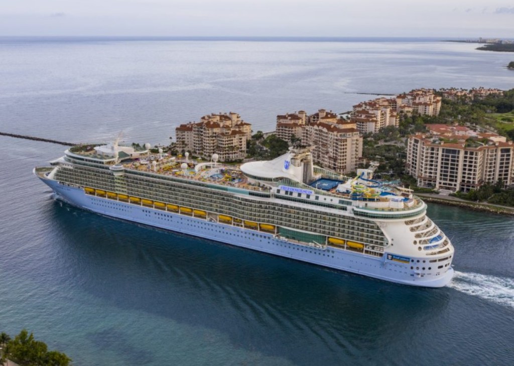 The Royal Caribbean cruise ship - Freedom of the Seas.
