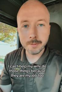 Husband goes viral for 'not helping' his wife with household chores
