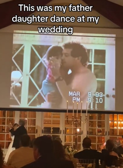 The best wedding dance video featured the bride as a 2-year old dancing with her dad.