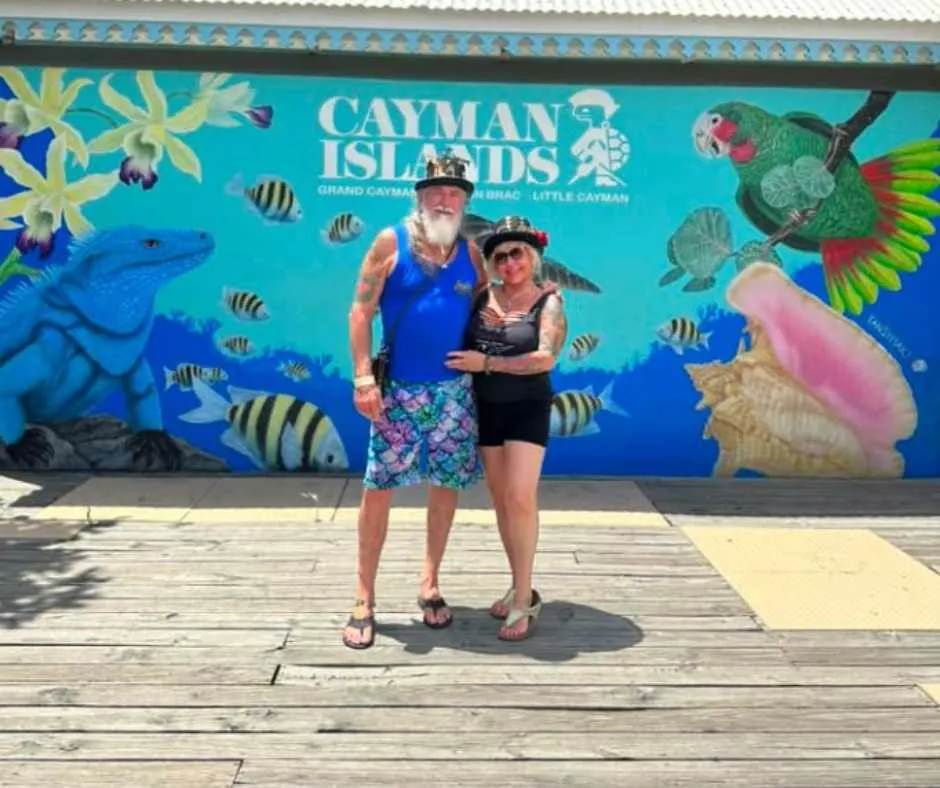John and Melody Hennessee in Cayman Islands.