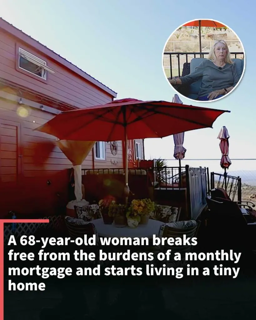 A 68-year-old woman breaks free from the burdens of a monthly mortgage and starts living in a tiny home