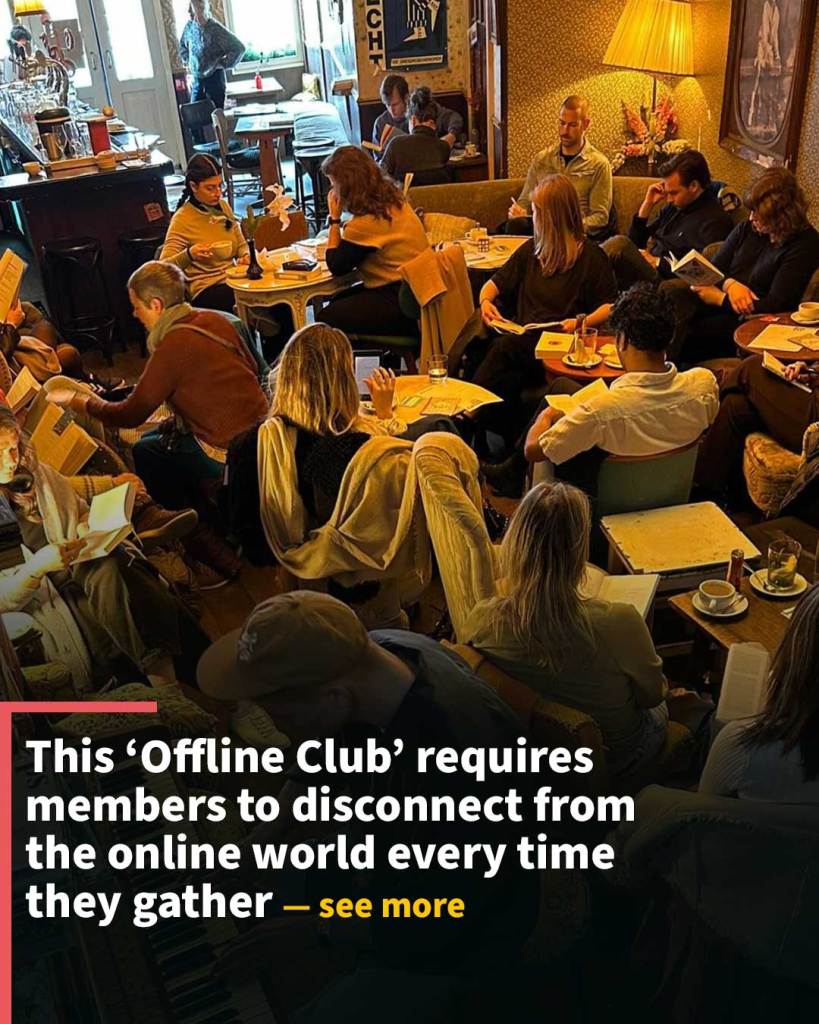 This ‘Offline Club’ requires members to disconnect from the online world every time they gather