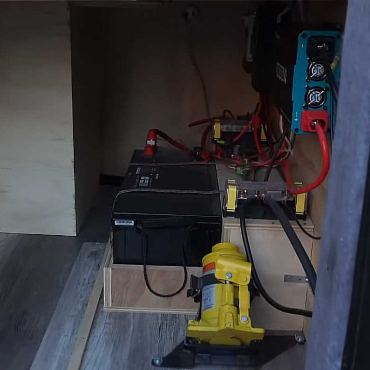 Ethan's electrical set up in his Ford Transit van conversion