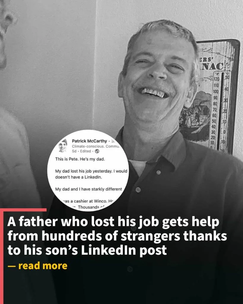 Son's LinkedIn Post Sparks Job Opportunities for Dad