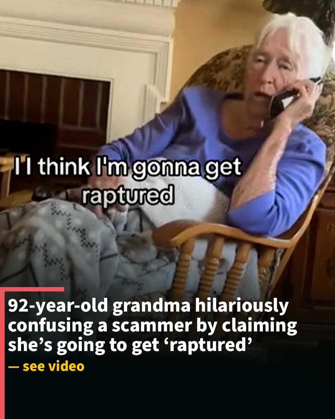 92YearOld Grandma Hilariously Confuses Scammer
