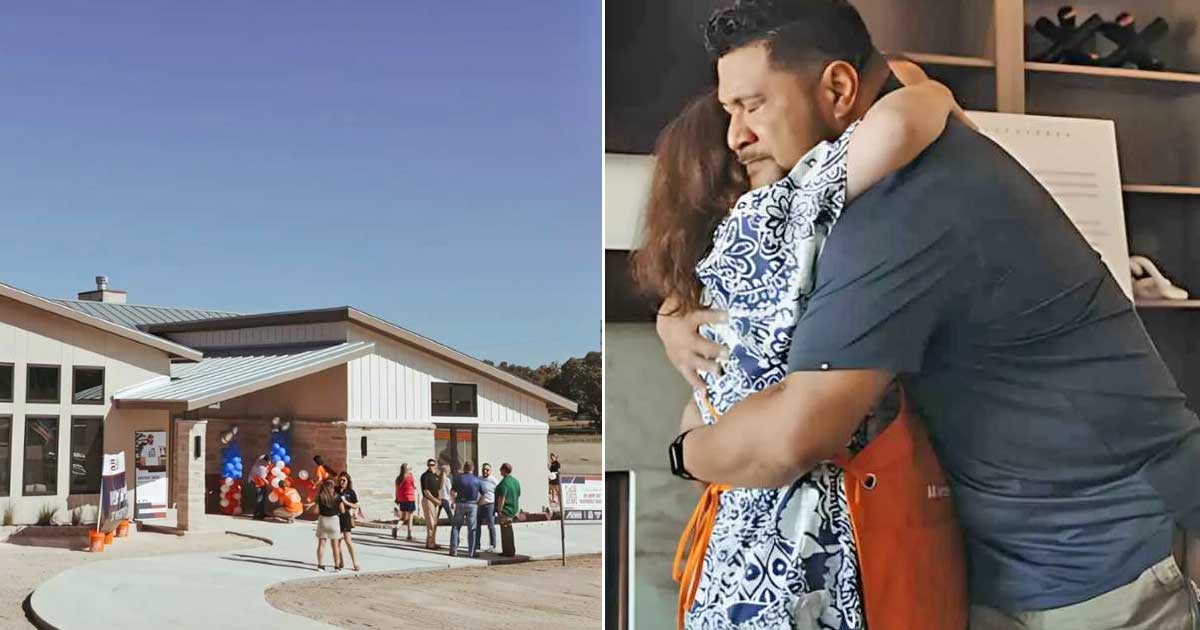 Veteran Surprised with New Home After Losing Leg and Wife