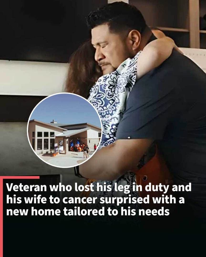 Veteran Surprised with New Home After Losing Leg and Wife